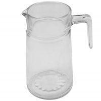 Графин стеклянный с пластиковой крышкой 1000ml