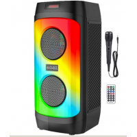 Портативная колонка ZQS4246, музыкальная Bluetooth колонка с микрофоном и пультом,