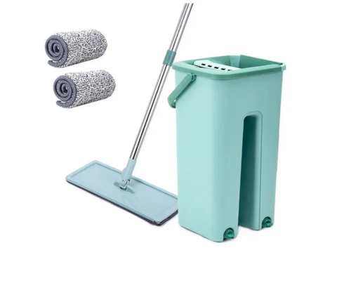 Швабра с ведром Scratch Cleaning Mop автоматический отжим