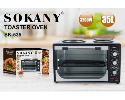 Электропечь настольная Sokany SK-535 1800 Вт