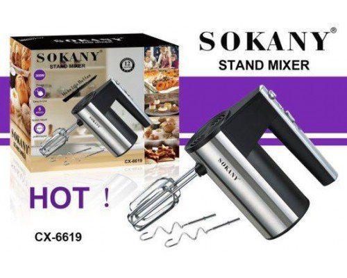 Ручной миксер Sokany CX-6619 5 скоростей