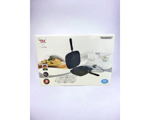 Сковорода Гриль Top Kitchen TK00097 Аллюминий с мраморным покрытием 28 см