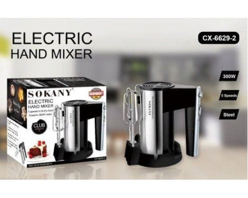 Миксер Sokany SX-6629-2 500 Вт 5 скоростей 1.5 л