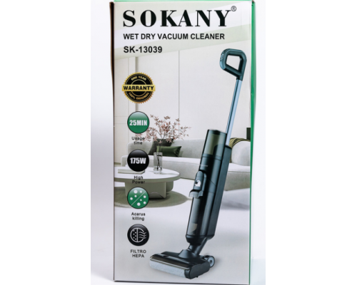 Пылесос аккумуляторный Sokany SK-13039 175 Вт моющий