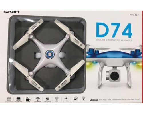 Дрон четырёхосный TV-D74 с подсветкой 4 цвета