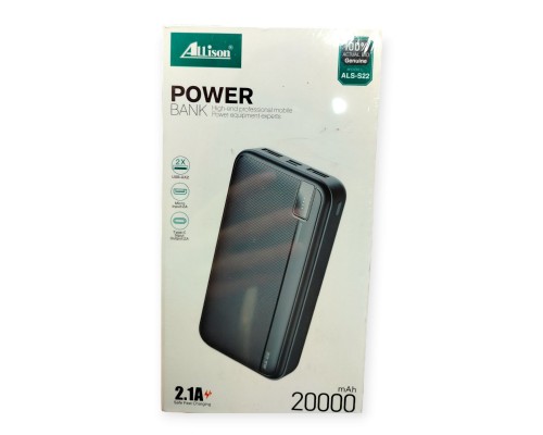 Power Bank Allison s22 20000 мА·ч