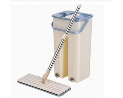 Швабра с ведром Scratch Cleaning Mop автоматический отжим