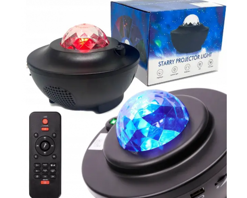 Ночник‑проектор Галактика HB-25 с Bluetooth колонкой, 10 режимов