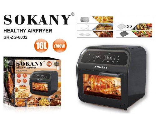 Фритюрница Sokany SK-ZG-8032 сенсорная многофункциональная