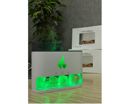 Ночник-увлажнитель Aroma Diffuser HB-34 3в1 с эффектом огня, 250 мл