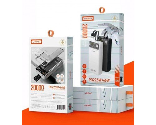 Power Bank Urpin PD19 20000 mAh 22.5W+66W