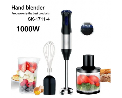 Блендер SOKANY SK-1711-4 1000 Вт 5 скоростей 4-в-1