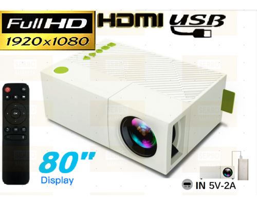 Проектор LED Projector HS-86 1*20